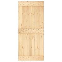 VidaXL Deur narvik 90x210 cm massief grenenhout - thumbnail