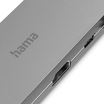 Hama USB-C-hub Multiport 5-poorts 2x USB-A USB-C HDMI™ LAN/ethernet Hama USB-C-hub Multiport 5-poorts 2x USB-A USB-C HDMI™ LAN/ethernet