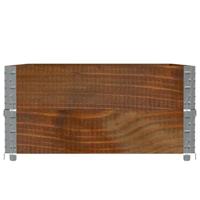 VidaXL Palletopzetranden 2 st 120x80 cm massief grenenhout bruin - thumbnail