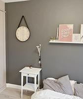 NeXtime - NeXtime - Wandklok - 40 cm - Hout - Zwart - 'Loop Big' - thumbnail