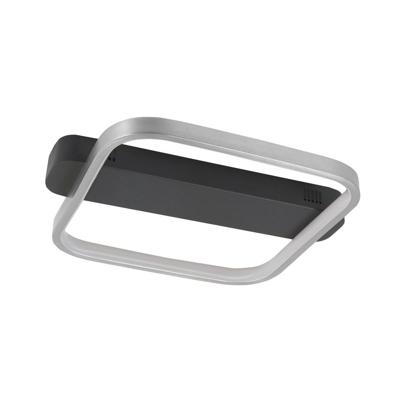 Highlight Design plafondlampAscona zwart met nikkel 30cm - P6610.30
