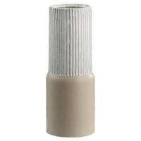 Vaas Aloe - off-white - keramiek - 36,5xØ13,5 cm - Leen Bakker - thumbnail