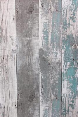 Noordwand behang topchic wooden planks donkergrijs en blauw