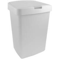 Sunware Delta afvalbak 50ltr klep wit - thumbnail
