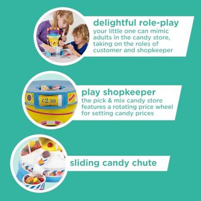Casdon pick & mix speel snoepkraam (zonder snoep) Casdon pick & mix speel snoepkraam (zonder snoep)