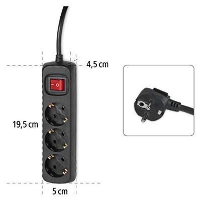 Hama 3-Wegs Distributie Met Switch Zwar. Hama 3-Wegs Distributie Met Switch Zwar.