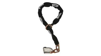 Kettingslot - ABUS - 8008/12KS120 Black Loop - 12 mm ketting - 16 mm stift - 100 dB alarm - Xplus cilinder - 2 sleutels