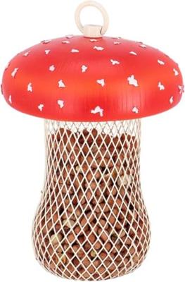 Esschert Design Voedersilo vliegenzwam 13x17.7cm
