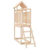 VidaXL Speelhuis 53x110x214 cm massief grenenhout - thumbnail