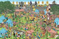 Jumbo Jan van Haasteren puzzel Robin Hood festival - 1500 stukjes - thumbnail