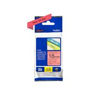Brother TZE-441 labelprinter-tape Zwart op rood - thumbnail