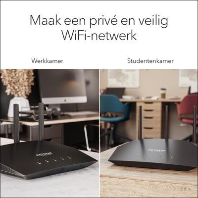 Netgear WAX204 1800 Mbit/s Zwart Netgear WAX204 1800 Mbit/s Zwart