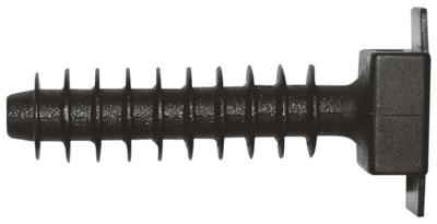 Elematic bevestigingsvoet voor bundelbanden [100st] - wall plug base 5456 AE - 7.8x37x9.6mm