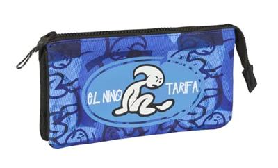 Pennenetui met 3 vakken El Niño Roller Blauw Zwart 22 x 12 x 3 cm Pennenetui met 3 vakken El Niño Roller Blauw Zwart 22 x 12 x 3 cm