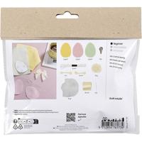 Creativ Company Mini hobbyset naaien, paaseieren, pastelkleuren, 1 doos - thumbnail