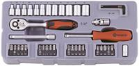 Connex Dopsleutelset Profi 1/4 40Dlg - COX580240 - thumbnail
