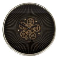 Radarklok Stefan S zwart/goud metaal - thumbnail