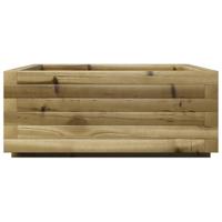 Plantenbak 60x60x26,5 cm gempregneerd grenenhout - thumbnail