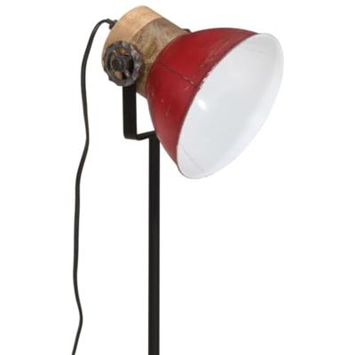 VidaXL Bureaulamp 25 w e27 17x17x50 cm verweerd rood