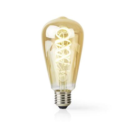 SmartLife LED Filamentlamp | Wi-Fi | E27 | 360 lm | 4.9 W | Warm to Cool White | Glas | Android / IOS | ST64 SmartLife LED Filamentlamp | Wi-Fi | E27 | 360 lm | 4.9 W | Warm to Cool White | Glas | Android / IOS | ST64