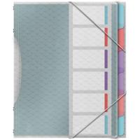 Esselte Colour&apos;Breeze sorteermap, PP, ft A4, 6 tabs, assorti - thumbnail