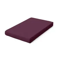 Schlafgut Schlafgut Pure Jersey Hoeslaken M - 120x200 - 130x220 542 Purple Deep - thumbnail