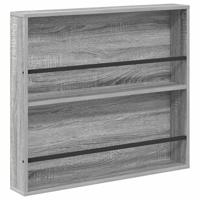 Tijdschrift Rek 2 pcs Grijs Sonoma 80 x 12 x 70 cm Bewerkt hout - thumbnail