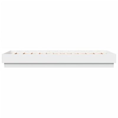 Bedframe met LED-verlichting wit 90x190 cm Bedframe met LED-verlichting wit 90x190 cm