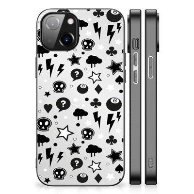 Telefoonhoesje Apple iPhone 13 | iPhone 14 Silver Punk Telefoonhoesje Apple iPhone 13 | iPhone 14 Silver Punk