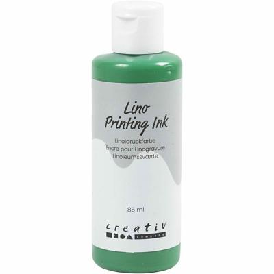Creativ Company Linoleum verf, groen, 85 ml/ 1 fles