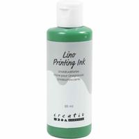 Creativ Company Linoleum verf, groen, 85 ml/ 1 fles - thumbnail
