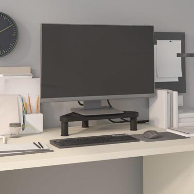 Monitorstandaard hoek 49x28x10,5 cm zwart Monitorstandaard hoek 49x28x10,5 cm zwart