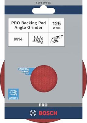 Bosch Accessoires Steunschijf met klithechtsysteem 125 mm, 12.500 o.p.m. 1st - 2608601077