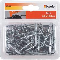 kwb 407478 Popnagel (Ø x l) 4.8 mm x 8 mm Aluminium Aluminium Aluminium 50 stuk(s) - thumbnail