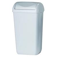 PlastiQline PlastiQline afvalbak 43l met swing-deksel PQSA43 - wit - thumbnail