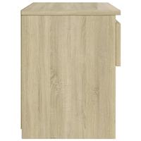 Nachtkastjes 2 st 40x30x39 cm spaanplaat sonoma eikenkleurig - thumbnail