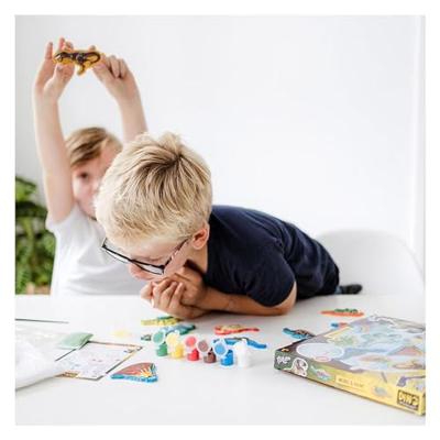 Totum dino gips gieten en verfset