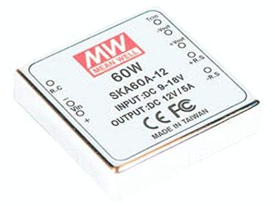Mean Well SKA60B-12 DC/DC-converter 60W Aantal uitgangen: 1 x inhoud 1 st.