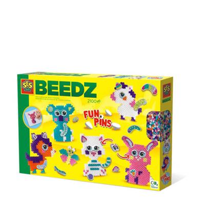 SES Creative Beedz Strijkkralen Dieren Funpins