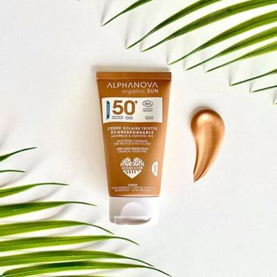 Alphanova Sun Sun bio tinted sunscreen cream golden SPF50+ 50 Gram