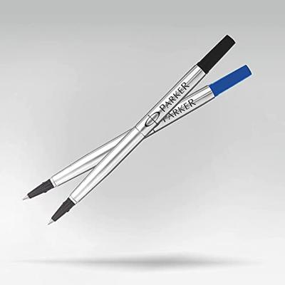 Rollerpenvulling parker quink m blister zwart
