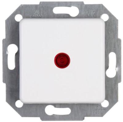 Kopp 614613083 Controleschakelaar Inzetstuk Europa Arctisch-wit, Mat 1 stuk(s)