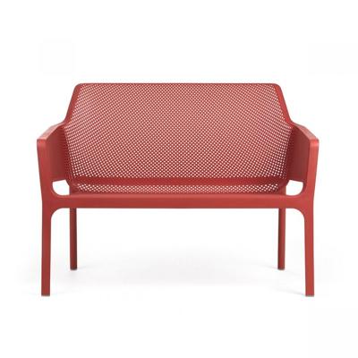 Nardi tuinbank net bench 116cm corallo