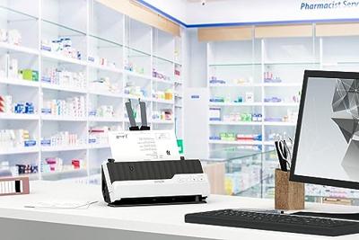 Epson DS-C330 Scanner met ADF + invoer voor losse vellen 600 x 600 DPI A4 Zwart, Wit