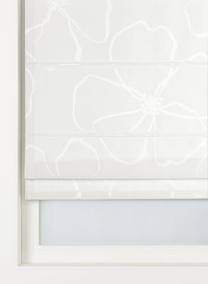 HEMA Vouwgordijn Baarn bloem ivoor (ivoor)