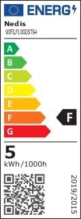 Nedis WIFILF10GDST64 Wi-fi Smart Led-lamp Met Filament E27 St64 5 W 500 Lm