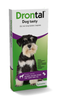 Drontal Dog tasty 150/144/50 mg ontwormingsmiddel hond 6 tabletten - thumbnail