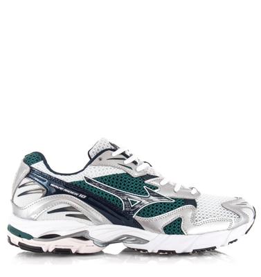 Mizuno Wave Rider 10 white baritone blue Mesh Unisex