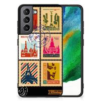 Samsung Galaxy S21FE TPU Backcover Postzegels - thumbnail