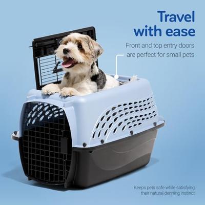 Petmate Huisdierenhok met 2 deuren, voor huisdieren tot 6,8 kg, 61 cm